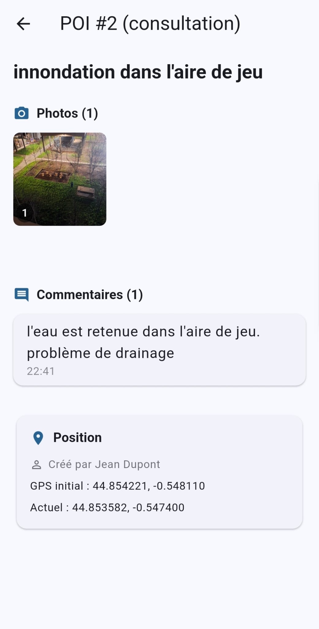 TopAssist — consultation des points d'intérêt au bureau
